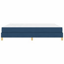 vidaXL Boxrugós ágy matracmal Kék 180 x 200 cm szövet