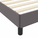 vidaXL Ágykeret matracmal Szürke 80 x 200 cm szövet