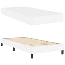 vidaXL Ágykeret matracmal Tiszta Fehér 90 x 200 cm szövet