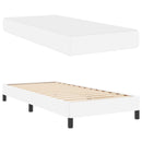 vidaXL Ágykeret matracmal Tiszta Fehér 90 x 200 cm szövet