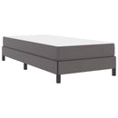vidaXL Ágykeret matracmal Szürke 90 x 200 cm szövet