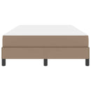 vidaXL Ágy matracmal Cappuccino 120 x 190 cm Műbőr