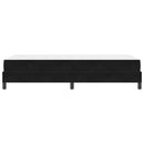 vidaXL Boxrugós ágy matracmal Fekete 90 x 190 cm szövet