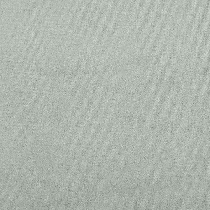 vidaXL Boxspring ágy matraccal Világosszürke 100 x 200 cm Bársony