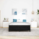 vidaXL Boxspring ágy matraccal matracmal Fekete 160 x 200 cm Bársony