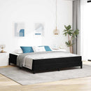 vidaXL Boxspring ágy matraccal matracmal Fekete 180 x 200 cm Bársony