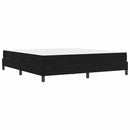 vidaXL Boxspring ágy matraccal matracmal Fekete 180 x 200 cm Bársony