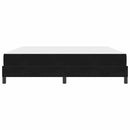 vidaXL Boxspring ágy matraccal matracmal Fekete 180 x 200 cm Bársony