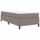 vidaXL Boxrugós ágy Tópszínű 80 x 200 cm szövet