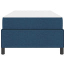 vidaXL Boxrugós ágy Kék és Fekete 90 x 190 cm Textil és mérnöki fa