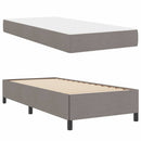 vidaXL Boxrugós ágy Tópszínű 90 x 200 cm szövet
