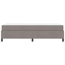 vidaXL Boxrugós ágy Tópszínű 90 x 200 cm szövet