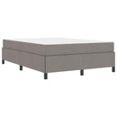 vidaXL Boxrugós ágy matracmal Tópszínű 140 x 190 cm szövet