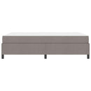 vidaXL Boxrugós ágy Tópszínű 140 x 200 cm szövet