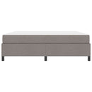 vidaXL Boxrugós ágy Tópszínű 180 x 200 cm szövet