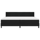 vidaXL Boxspring ágy matraccal matracmal Fekete 200 x 200 cm