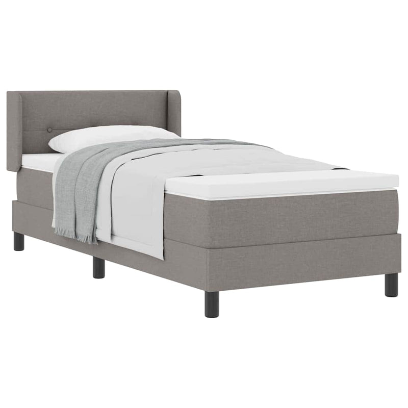 vidaXL Boxspring ágy matraccal matracmal Tópszínű 80 x 200 cm