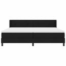 vidaXL Boxspring ágy matraccal matracmal Fekete 200 x 200 cm