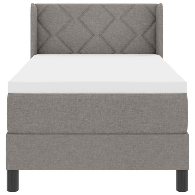 vidaXL Boxspring ágy matraccal matracmal Tópszínű 80 x 200 cm