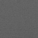 vidaXL Boxspring ágy matraccal matracmal Sötétszürke 140 x 190 cm