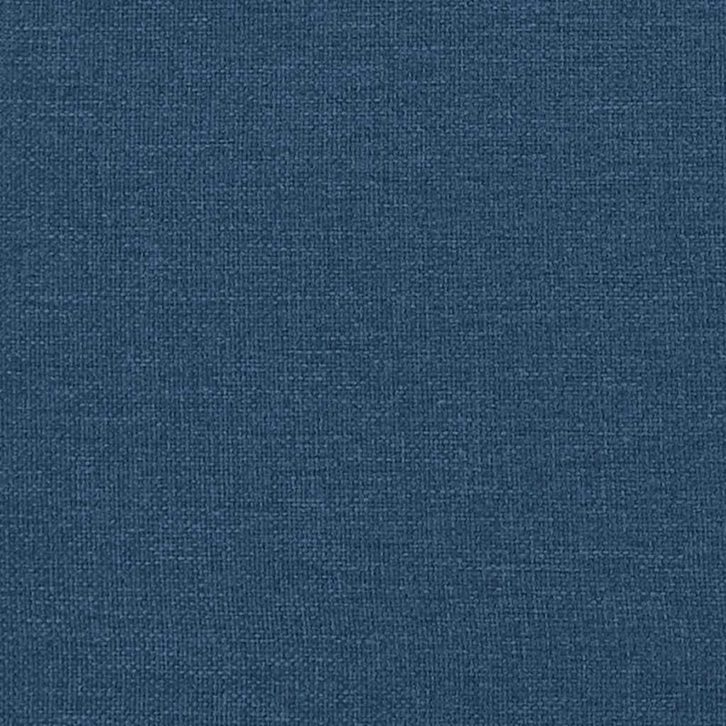 vidaXL Rugós Ágy matracmal fejtámlával Kék 200 x 200 cm szövet