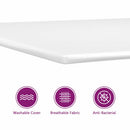 vidaXL Boxrugós ágy fejtámlával Rózsaszín 80 x 200 cm Bársony
