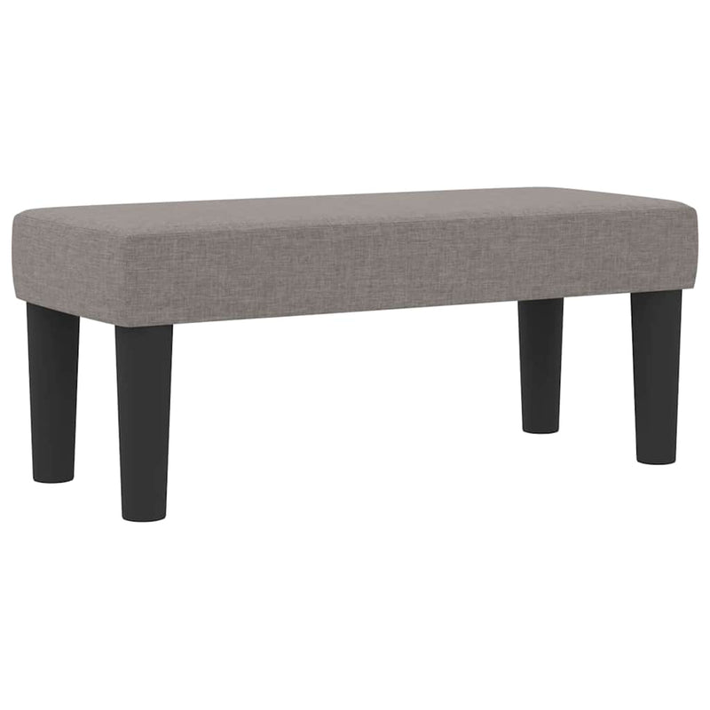 vidaXL Boxrugós ágy matracmal Tópszínű 100 x 200 cm szövet & Faanyag