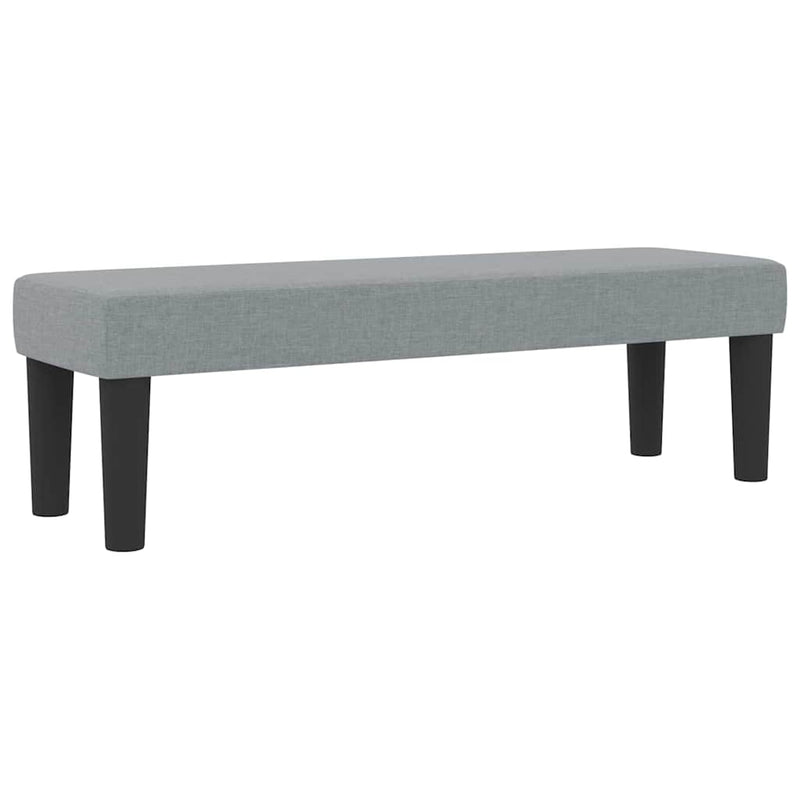 vidaXL Boxrugós ágy matracmal Világosszürke 200 x 200 cm szövet