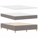 vidaXL Boxrugós ágy párnával fejtámlával Tópszínű 200 x 140 cm szövet