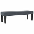 vidaXL Boxrugós ágy fejtámlával Sötétszürke 200 x 140 cm Bársony