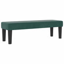 vidaXL Boxrugós ágy párnával Sötétzöld 200 x 120 cm Bársony