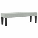 vidaXL Boxrugós ágy fejtámlával Világosszürke 200 x 180 cm Bársony