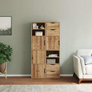 vidaXL 4 db tömörfa fenyőfa oldalsó szekrény ODDA 40x24x79 cm