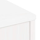 vidaXL 4 db fehér tömörfa fenyőfa oldalsó szekrény ODDA 40x24x79 cm