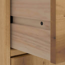vidaXL 4 db tömörfa fenyőfa oldalsó szekrény ODDA 40x24x79 cm