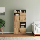 vidaXL 4 db tömörfa fenyőfa oldalsó szekrény ODDA 40x24x79 cm