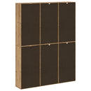 vidaXL 6 db tömörfa fenyőfa oldalsó szekrény ODDA 40x24x79 cm