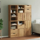 vidaXL 6 db tömörfa fenyőfa oldalsó szekrény ODDA 40x24x79 cm