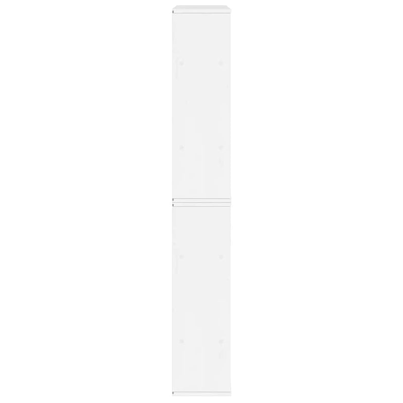 vidaXL 6 db fehér tömörfa fenyőfa oldalsó szekrény ODDA 40x24x79 cm