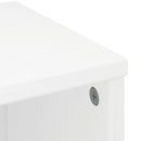 vidaXL 6 db fehér tömörfa fenyőfa oldalsó szekrény ODDA 40x24x79 cm