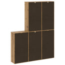 vidaXL 5 db tömörfa fenyőfa oldalsó szekrény ODDA 40x24x79 cm