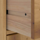 vidaXL 5 db tömörfa fenyőfa oldalsó szekrény ODDA 40x24x79 cm