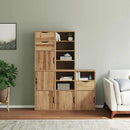 vidaXL 5 db tömörfa fenyőfa oldalsó szekrény ODDA 40x24x79 cm
