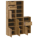 vidaXL 5 db tömörfa fenyőfa oldalsó szekrény ODDA 40x24x79 cm