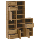 vidaXL 5 db tömörfa fenyőfa oldalsó szekrény ODDA 40x24x79 cm