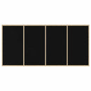 vidaXL Kert étkező szett 7 pcs Beige és fekete polirattan