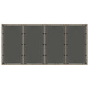 vidaXL Kert étkező szett 9 pcs Szürke 190 x 90 x 75 cm polirattan