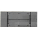 vidaXL Kert étkező szett 7 pcs Szürke 190 x 80 x 75 cm polirattan