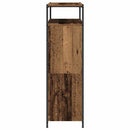 vidaXL Cipőszekrény polcokkal Öreg fa 100 x 34 x 112 cm Faanyag