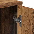 vidaXL Magasfiú Falra szerelhető 2 pcs Régi fa 60 x 31 x 70 cm Faanyag